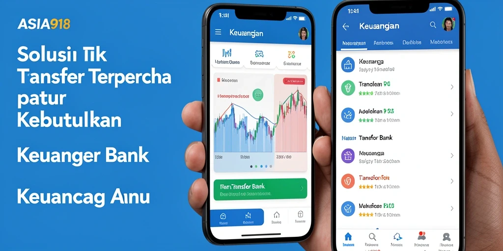 Antarmuka sederhana ASIA918 untuk transfer bank yang efisien.