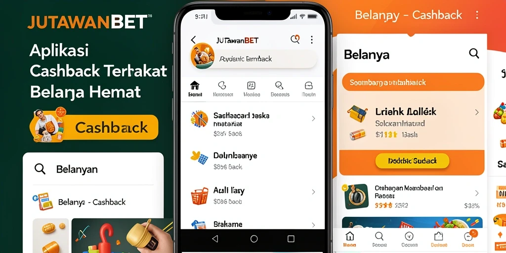 Antarmuka JUTAWANBET menampilkan berbagai penawaran cashback menarik.